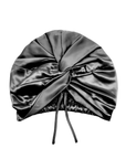 Black Silk Turban - EcoLuxe Living