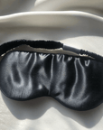 Black Silk Eye Mask - EcoLuxe Living