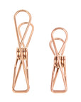 Rose Gold Peg (Rust Proof) & Foldable Hanger (Rust Resistant) Bundle - EcoLuxe Living