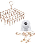 Silver Marine Grade Stainless Peg & Peg Hanger (100% Rust Proof) Bundle - EcoLuxe Living