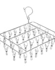 Silver Marine Grade Stainless Peg & Peg Hanger (100% Rust Proof) Bundle - EcoLuxe Living