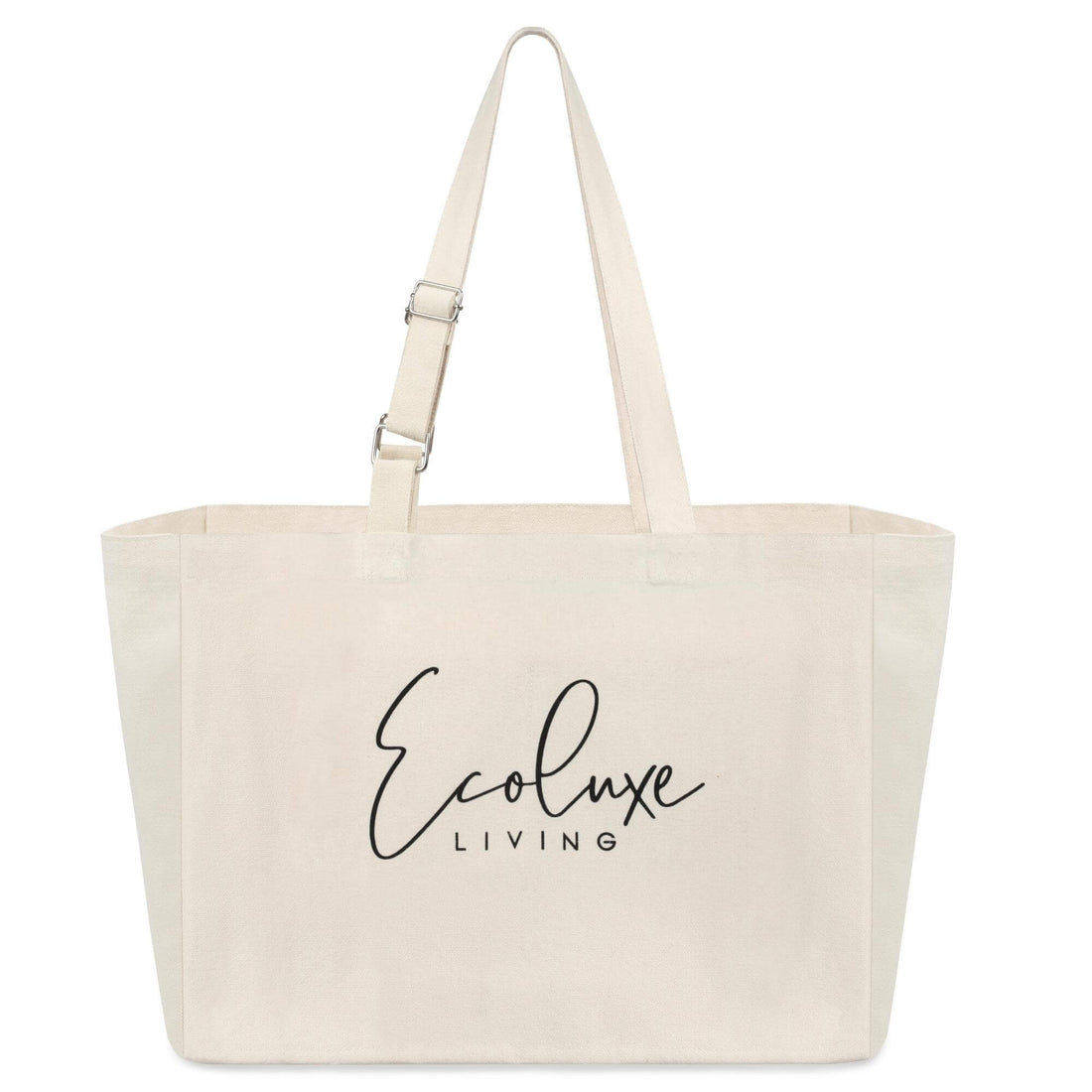 Large Tote w/ Adjustable Strap and 6 Internal Pockets - EcoLuxe Living