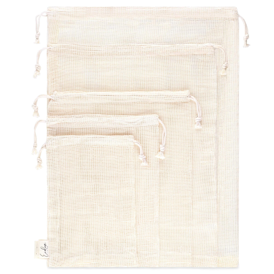 Mesh Produce Bags Set 5PC - EcoLuxe Living