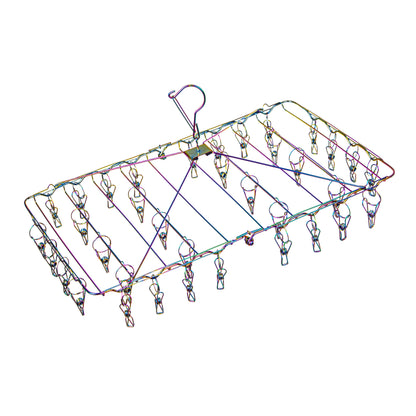 2x Foldable Stainless Peg Hangers (Rust Resistant) Bundle - EcoLuxe Living