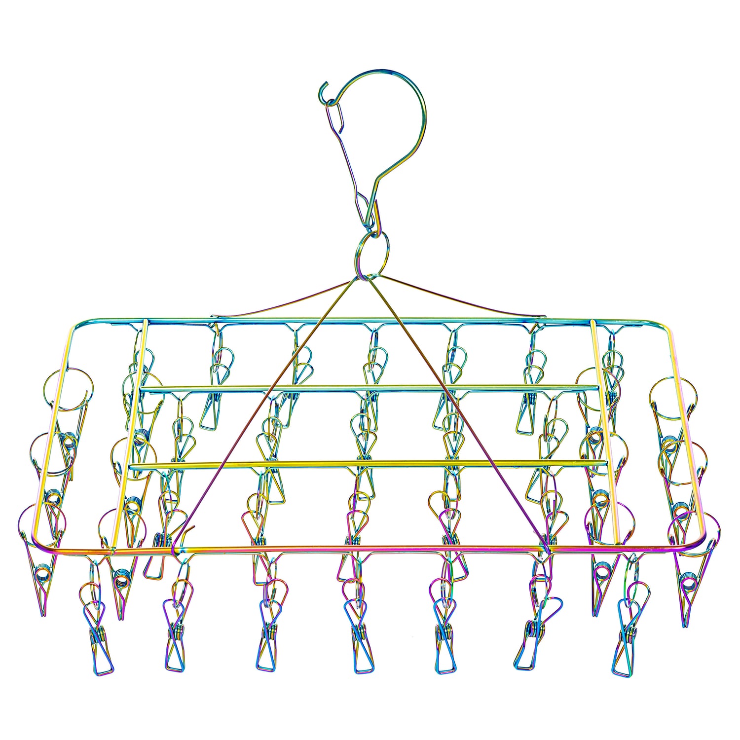 Silver Marine Grade Stainless Peg &amp; Peg Hanger (100% Rust Proof) Bundle - EcoLuxe Living