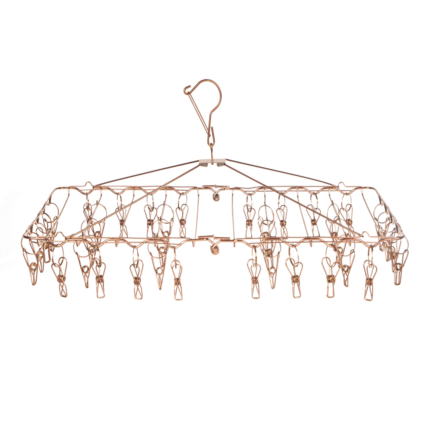 2x Foldable Stainless Peg Hangers (Rust Resistant) Bundle - EcoLuxe Living