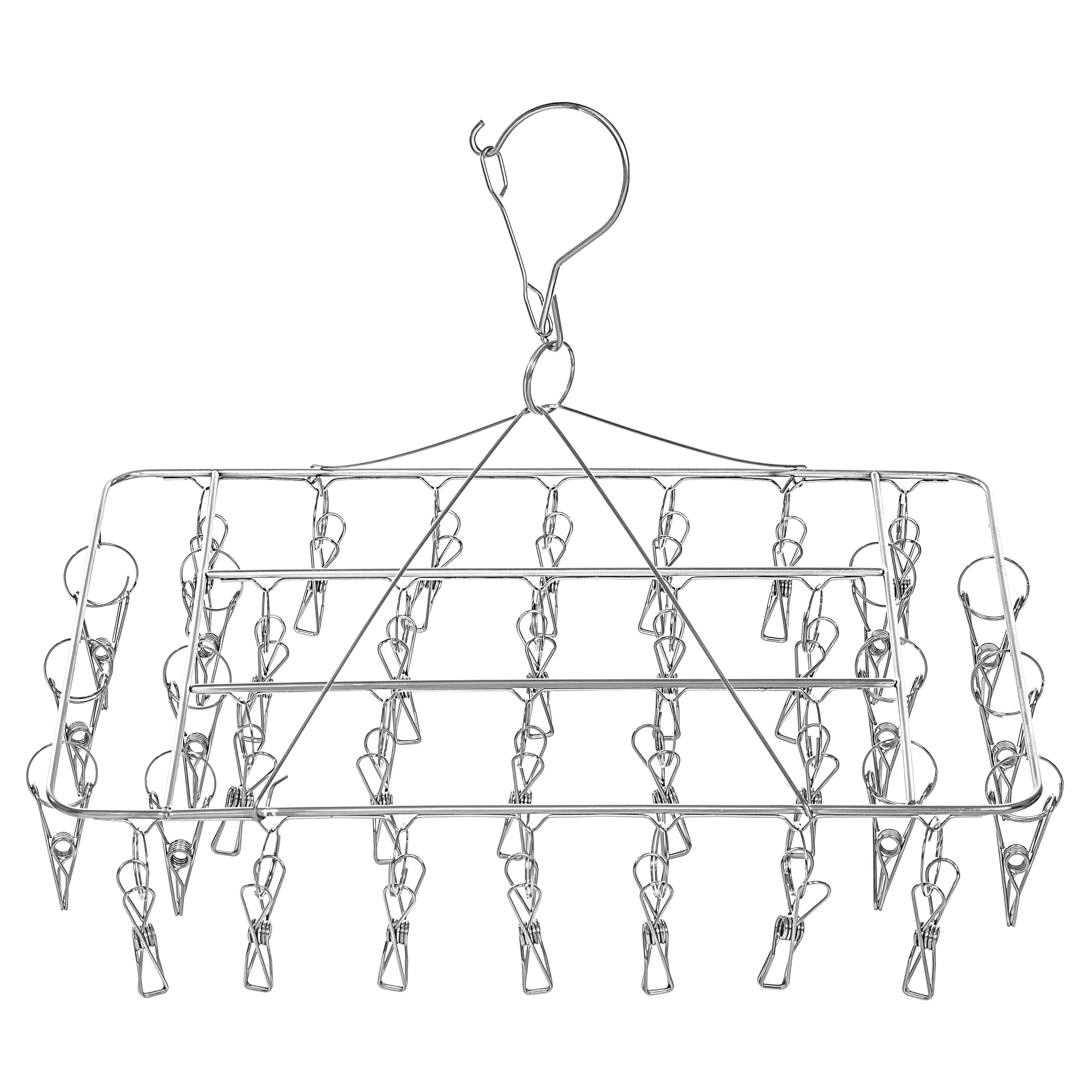 Silver Marine Grade Stainless Peg Hanger (100% Rust Proof) - EcoLuxe Living