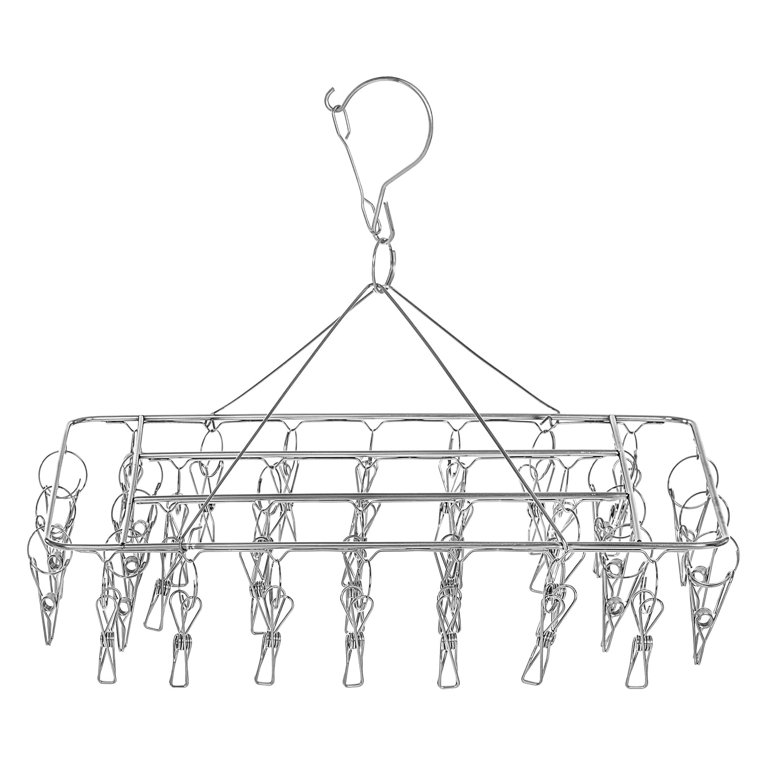 Silver Marine Grade Stainless Peg Hanger (100% Rust Proof) - EcoLuxe Living