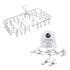 Silver Peg (Rust Proof) & Foldable Peg Hanger (Rust Resistant) Bundle - EcoLuxe Living